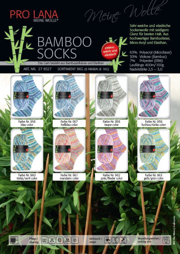 Pro Lana Bamboo Socks 100g