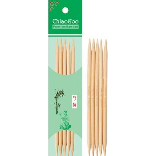 ChiaoGoo Nadelspiel Bambus 15cm / 6"