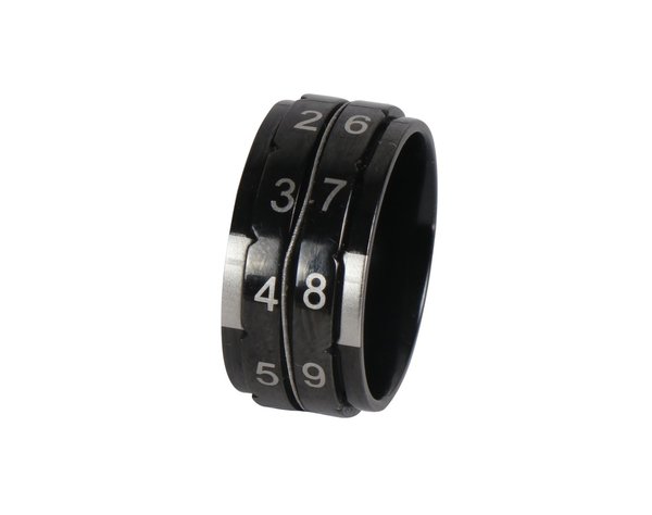 Knit Pro Reihenzähler Ring, schwarz